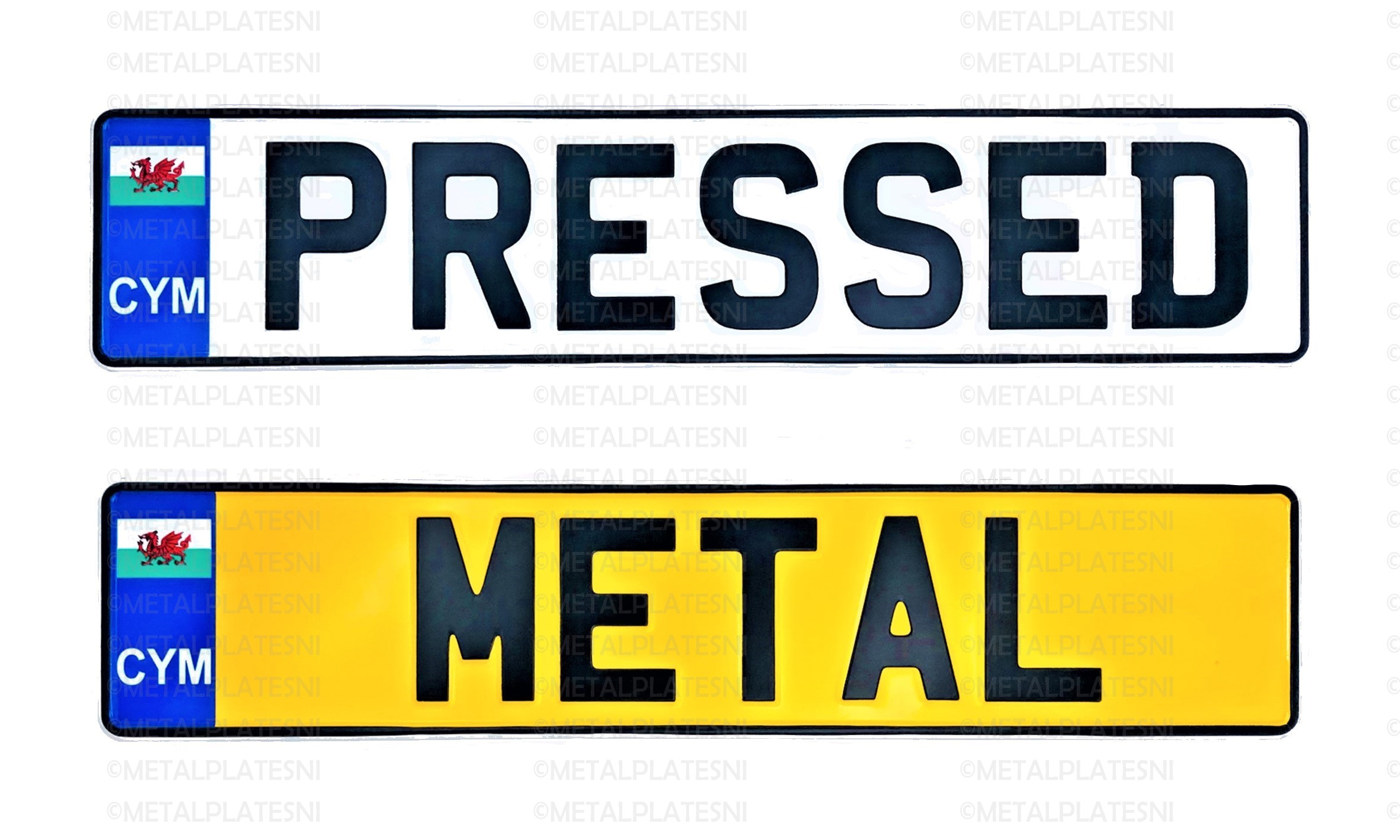 Metal Number Plates | Wales