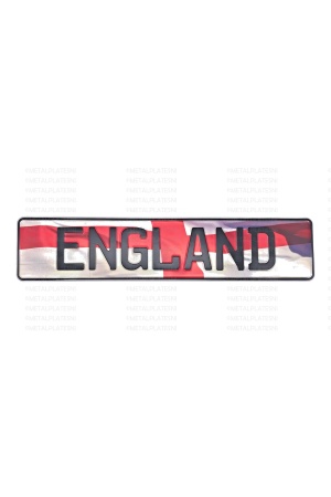 Metal Fun Plates | Flag England