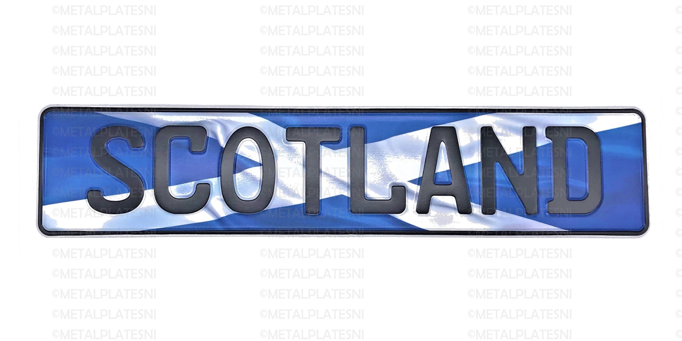 Metal Fun Plates | Flag Scotland