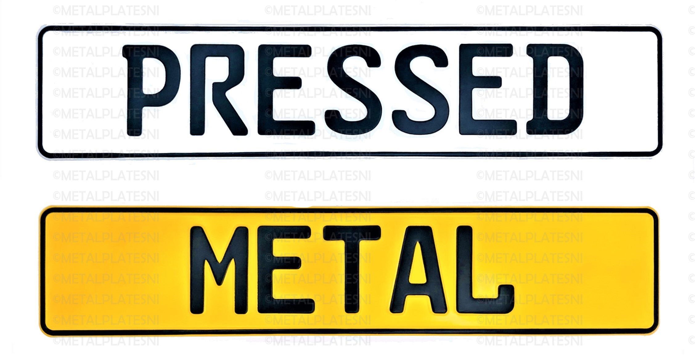 Metal Show Plates | Plain